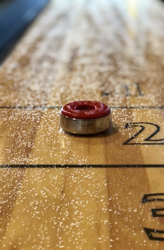 Shuffleboard hos Bollnäs Bowling